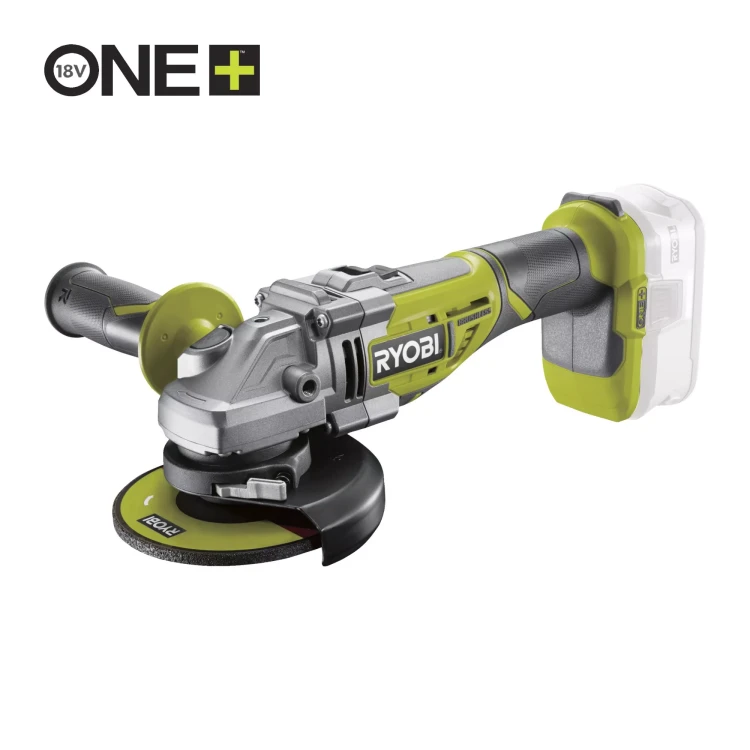 Ryobi ONE углошлифмашина бесщеточная R18AG7-0 купить в Нефтеюганске