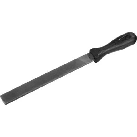 Напильник СИБИН плоский с пластиковой рукояткой, 200мм 16701-20 купить в Нефтеюганске