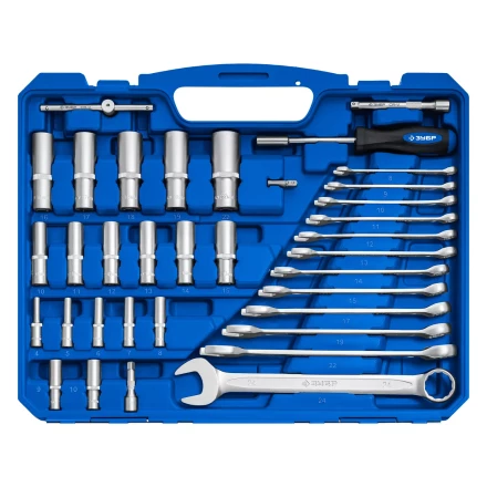 ЗУБР А-216, 216 предм., (1/2+ 3/8+ 1/4), универсальный набор инструмента, Профессионал (27674-H216) купить в Нефтеюганске