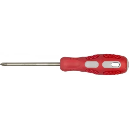 Отвертка ЗУБР &quot;ПРОФИ&quot; хромованадиевая сталь, двухкомпонентная рукоятка, магнит наконечник, PH2x100мм 25232-2-100_z01 купить в Нефтеюганске