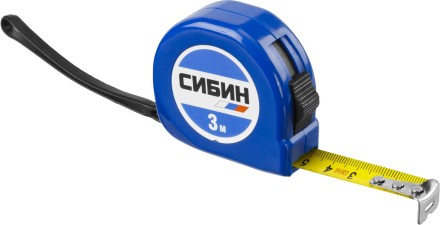 Рулетка СИБИН, пластиковый корпус, 3м/16мм 34020-03-16 купить в Нефтеюганске