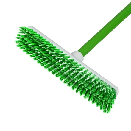 Щетка пластмассовая для чистки ковров, 27 cм, c черенком, 120 см, салатовая щетина, Home Palisad 935515 купить в Нефтеюганске