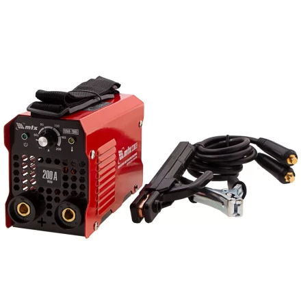 Инверторный аппарат дуговой сварки MMA-200S, 200 А, ПВ60%, диаметр электрода 1,6-5 мм MTX 94391 купить в Нефтеюганске