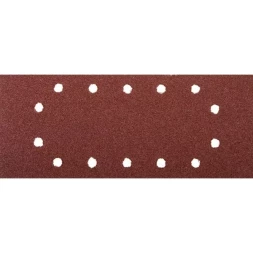 Лист шлифовальный ЗУБР &quot;МАСТЕР&quot;, 14 отверстий, для ПШМ на зажимах, Р40, 115х280мм, 5шт 35594-040