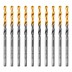 Сверло по металлу, 3,5 мм, HSS-Tin, Golden Tip, 10 шт. Denzel 717207 купить в Нефтеюганске