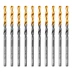 Сверло по металлу, 3,5 мм, HSS-Tin, Golden Tip, 10 шт. Denzel 717207 купить в Нефтеюганске