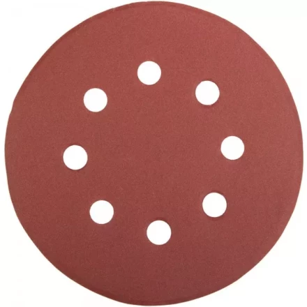 Круг шлифовальный универсальный STAYER &quot;MASTER&quot; из абразивной бумаги на велкро основе, 8 отверстий, Р320, 115мм, 5шт 35450-115-320 купить в Нефтеюганске