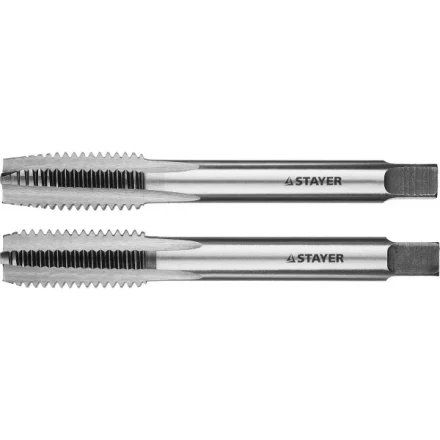Комплект метчиков STAYER &quot;MASTER&quot;, сталь 9ХС, М12х1,5, 2 шт 28025-12-1.5-H2 купить в Нефтеюганске