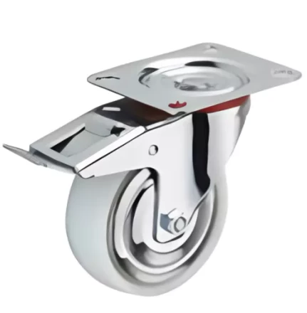 Колесо поворотное полипропилен SRCnb 55 125 мм с тормозом (F) 1041610 купить в Нефтеюганске