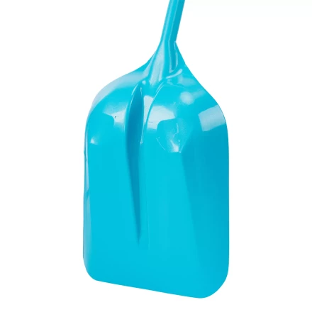 Лопата для уборки снега Palisad 61795, полипропилен, 330х490х1265 мм, цельнолитая конструкция, LUXE купить в Нефтеюганске