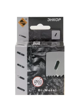 Коронка Bi-Metal Ф60 мм М3 Энкор 24160 купить в Нефтеюганске