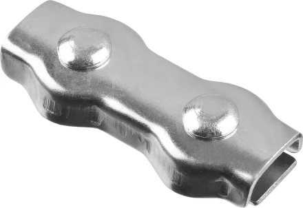 Зажим троса ЗУБР &quot;МАСТЕР&quot; двойной, оцинкованный, 4мм, 2 шт 304446-04 купить в Нефтеюганске