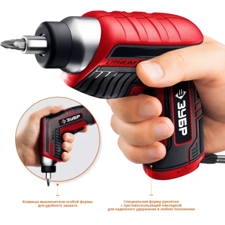 Отвертка аккумуляторная ViX ЗО-Е-3.6 Ли серия МАСТЕР купить в Нефтеюганске