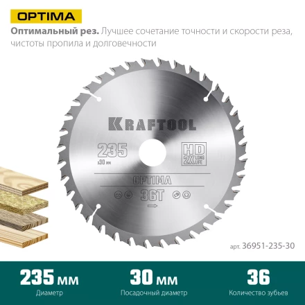 Диск пильный OPTIMA, повышенный ресурс 36951-235-30 купить в Нефтеюганске