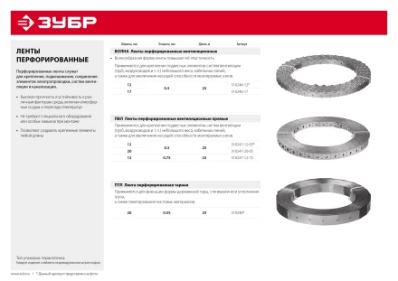 Перфорированная вентиляционная лента Волна серия МАСТЕР купить в Нефтеюганске
