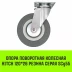 Аппаратное поворотное колесо HITCH 120*26 резина серая SCg55 (SZ084835) купить в Нефтеюганске