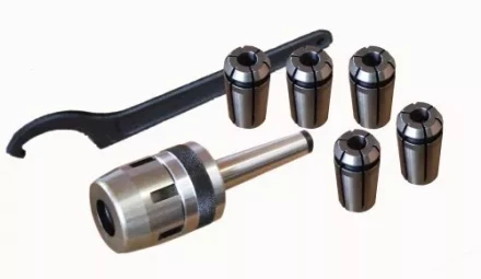 Патрон цанговый МТ2 с набором цанг ф3-10мм К 412 23480 купить в Нефтеюганске