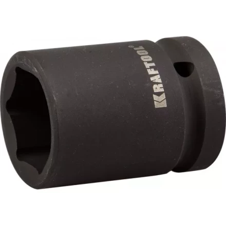 Торцовая головка KRAFTOOL &quot;INDUSTRIE QUALITAT&quot; ударная (3/4&quot;), FLANK, Cr-Mo, фосфатированная, 24 мм 27945-24_z01 купить в Нефтеюганске