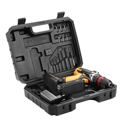 Дрель аккумуляторная DEKO DKCD20FU-Li SET3, 063-4177, со съемным патроном купить в Нефтеюганске