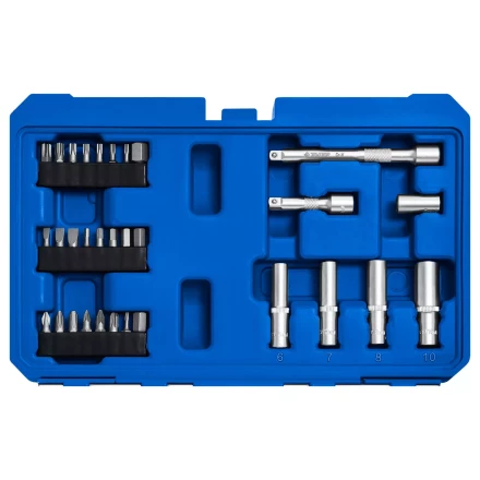 ЗУБР А-57, 57 предм., (1/4), универсальный набор инструмента, Профессионал (27671-H57) купить в Нефтеюганске