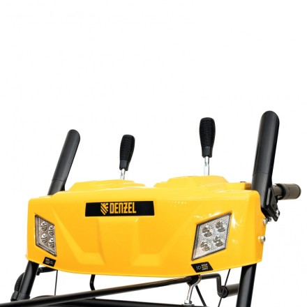 Бензиновая снегоуборочная машина SBM 610S PRO, 212 cc, электростартер, фара, обогрев Denzel 97654 купить в Нефтеюганске
