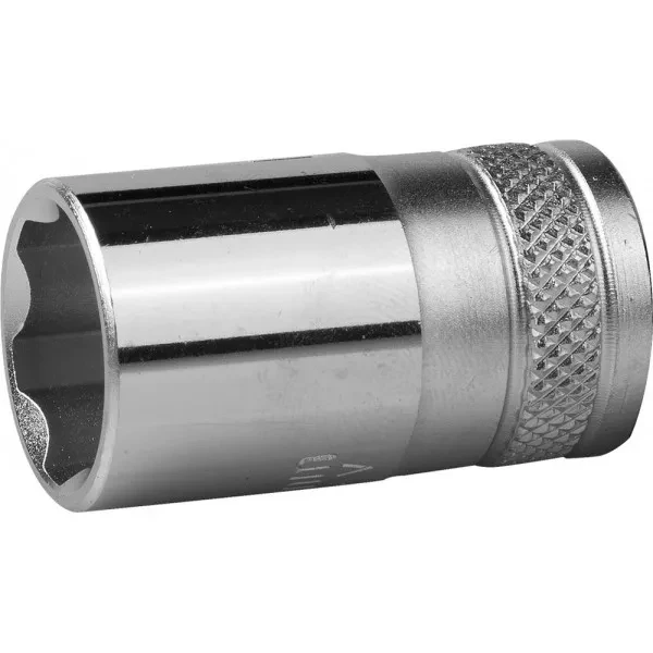 Торцовая головка KRAFTOOL "INDUSTRIE QUALITAT", Cr-V, SUPER-LOCK, хромосатинированная, 1/2", 16 мм 27801-16_z01 купить в Нефтеюганске