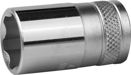 Торцовая головка KRAFTOOL &quot;INDUSTRIE QUALITAT&quot;, Cr-V, SUPER-LOCK, хромосатинированная, 1/2&quot;, 16 мм 27801-16_z01 купить в Нефтеюганске