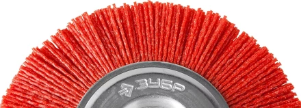 ЗУБР &quot;ПРОФЕССИОНАЛ&quot;. Щетка дисковая для дрели, нейлоновая проволока с абразивным покрытием, 75мм 35161-075_z02 купить в Нефтеюганске