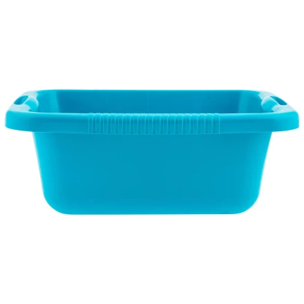 Таз пластмассовый прямоугольный 25 л, бирюзовый, Home Palisad 929935 купить в Нефтеюганске