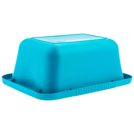 Таз пластмассовый прямоугольный 25 л, бирюзовый, Home Palisad 929935 купить в Нефтеюганске