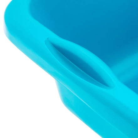 Таз пластмассовый прямоугольный 25 л, бирюзовый, Home Palisad 929935 купить в Нефтеюганске