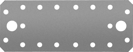 ЗУБР КП-2.5, 140 x 55 x 2.5 мм, цинк, крепежная пластина (31023-140) купить в Нефтеюганске