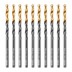 Сверло по металлу, 3,8 мм, HSS-Tin, Golden Tip, 10 шт. Denzel 717208 купить в Нефтеюганске
