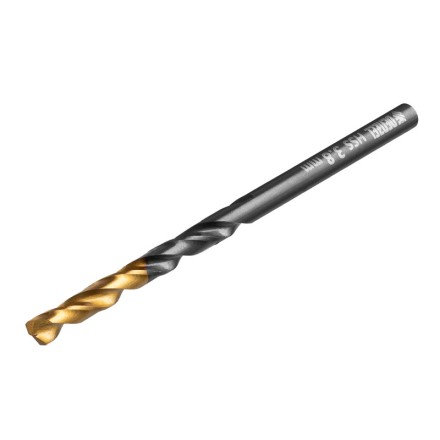 Сверло по металлу, 3,8 мм, HSS-Tin, Golden Tip, 10 шт. Denzel 717208 купить в Нефтеюганске