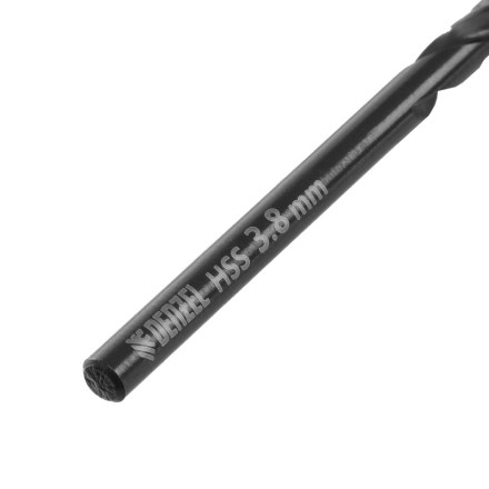 Сверло по металлу, 3,8 мм, HSS-Tin, Golden Tip, 10 шт. Denzel 717208 купить в Нефтеюганске