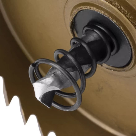 Коронка по металлу HSS, 63 мм, нитридтитановое покрытие Denzel 724120 купить в Нефтеюганске