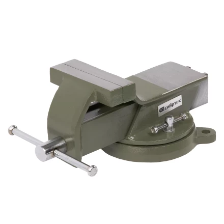 Тиски слесарные Сибртех 18618, 100 мм, стальные, поворотные купить в Нефтеюганске