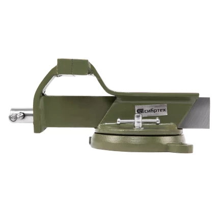 Тиски слесарные Сибртех 18618, 100 мм, стальные, поворотные купить в Нефтеюганске