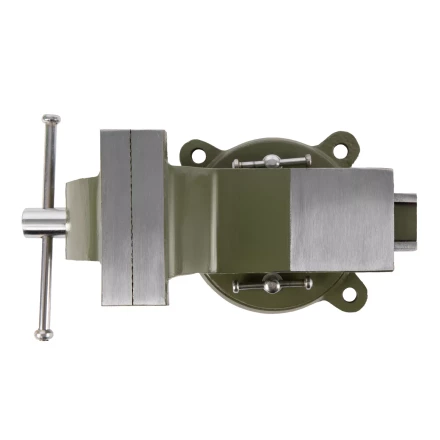 Тиски слесарные Сибртех 18618, 100 мм, стальные, поворотные купить в Нефтеюганске