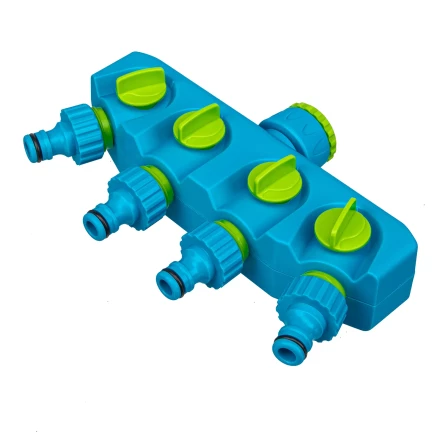 Разветвитель четырехканальный, пластиковый Palisad Luxe 65787 купить в Нефтеюганске