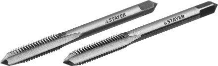 Комплект метчиков STAYER &quot;MASTER&quot;, сталь 9ХС, М6х1,0, 2 шт 28025-06-1.0-H2 купить в Нефтеюганске