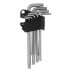 Набор ключей имбусовых Torx-Tempered, TT10-50, CrV, 9 шт., удлиненные Сибртех 123717 купить в Нефтеюганске