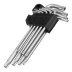Набор ключей имбусовых Torx-Tempered, TT10-50, CrV, 9 шт., удлиненные Сибртех 123717 купить в Нефтеюганске