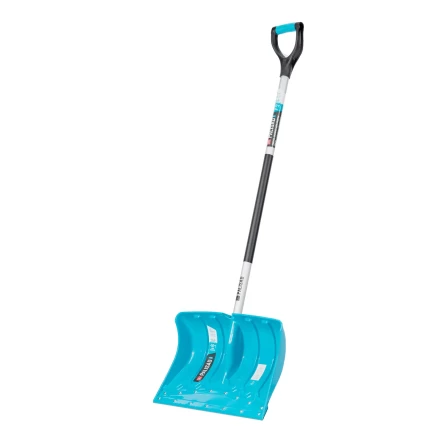 Лопата-скрепер для уборки снега Palisad 61797, полипропилен, 460х320х1300 мм, алюминиевый черенок, ПВХ, LUXE купить в Нефтеюганске
