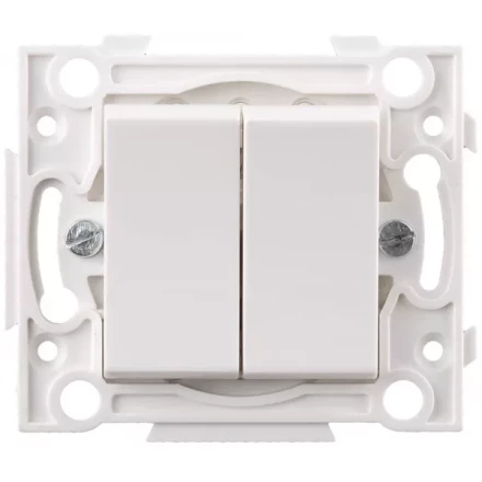 Выключатель СВЕТОЗАР двойной SV-55230-2 купить в Нефтеюганске