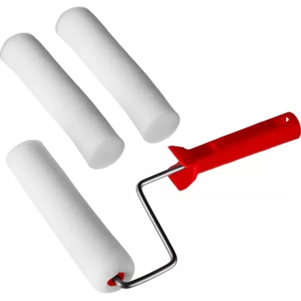 Валик "ПОРОЛОН" в наборе: 3 шубки + ручка, 180 мм, d=40 мм, MIRAX 0364-18_z01 купить в Нефтеюганске