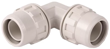 Соединитель ЗУБР &quot;ШиреФит&quot; угловой 90° &quot;штуцер с гайкой - штуцер с гайкой&quot;, 32мм 51492-32 купить в Нефтеюганске