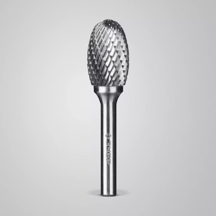 Зубр Твердосплавная борфреза E - овал, 16 х 25 мм, радиус 6.5 мм28804-16-25 купить в Нефтеюганске