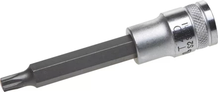 Торцовая бита-головка KRAFTOOL &quot;INDUSTRIE QUALITAT&quot;, удлиненная, материал S2, TORX, сатинированная, 1/2&quot;, Т40 27906-40_z01 купить в Нефтеюганске