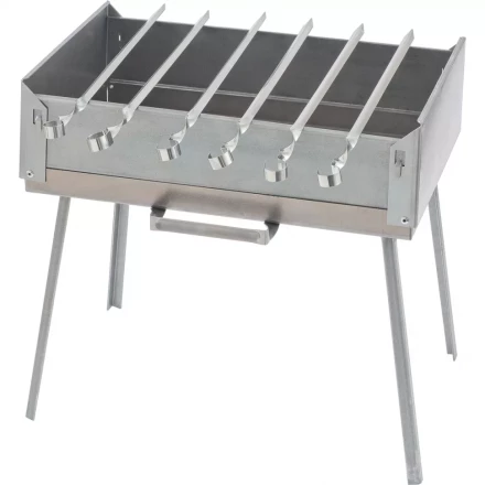 Мангал-дипломат в сумке 410x280x125 1,5 мм 6 шампуров в комплекте PALISAD Camping 69538 купить в Нефтеюганске